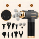 Pistola de massagem Impacto Pro 11 em 1 — kit completo